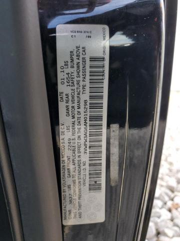 3VWPW3AG6AM015298 - 2010 VOLKSWAGEN NEW BEETLE BLACK photo 12