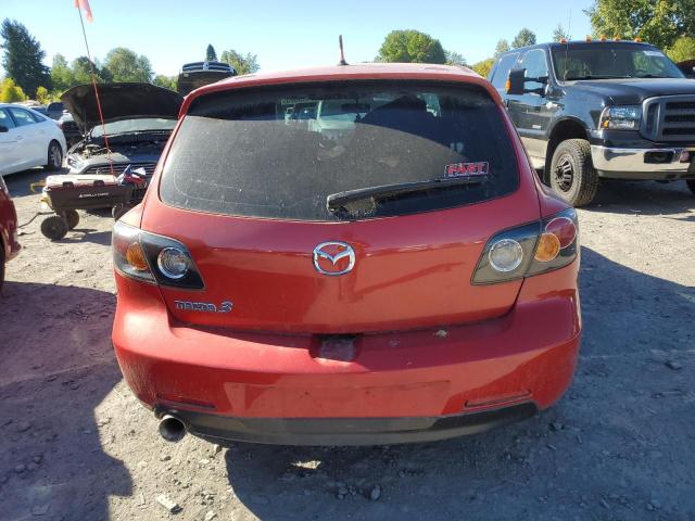 JM1BK143341131128 - 2004 MAZDA 3 HATCHBACK RED photo 6