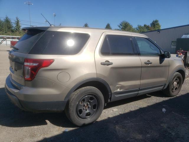 1FM5K8AR4EGA44797 - 2014 FORD EXPLORER POLICE INTERCEPTOR 棕色 照片 3