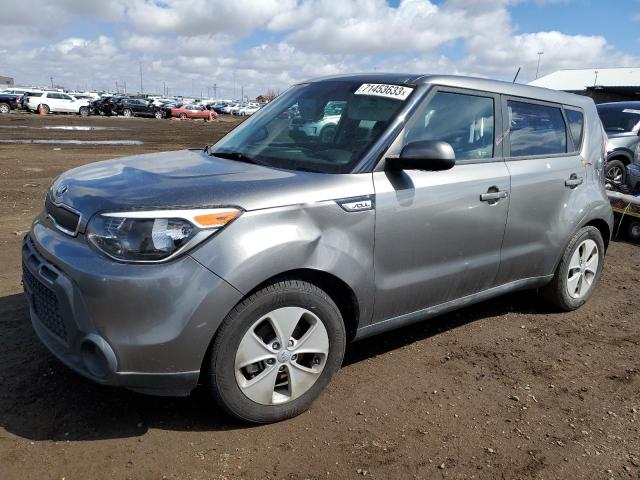 KNDJN2A25G7394307 - 2016 KIA SOUL GRAY photo 1