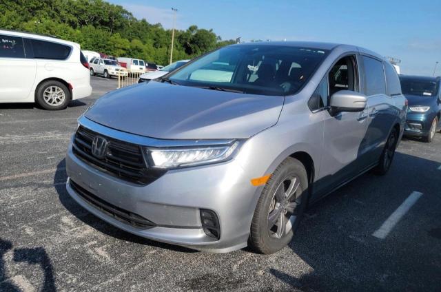 5FNRL6H53PB039193 - 2023 HONDA ODYSSEY EX SILVER photo 2