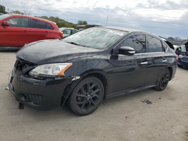 3N1AB7AP8FY294803 - 2015 NISSAN SENTRA S BLACK photo 1