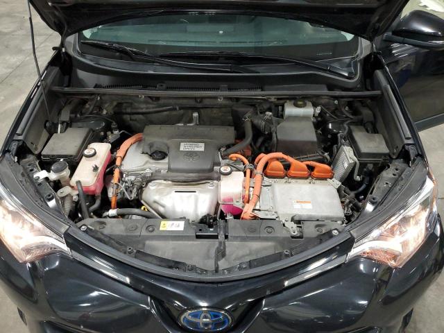 JTMRJREV5JD205224 - 2018 TOYOTA RAV4 HV LE BLACK photo 12
