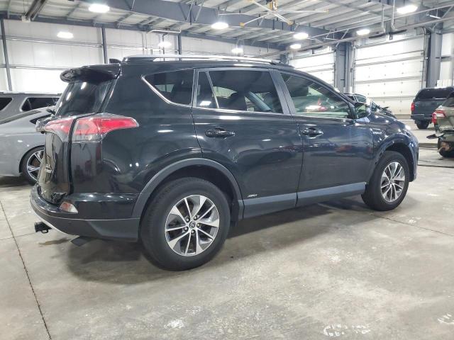 JTMRJREV5JD205224 - 2018 TOYOTA RAV4 HV LE BLACK photo 3