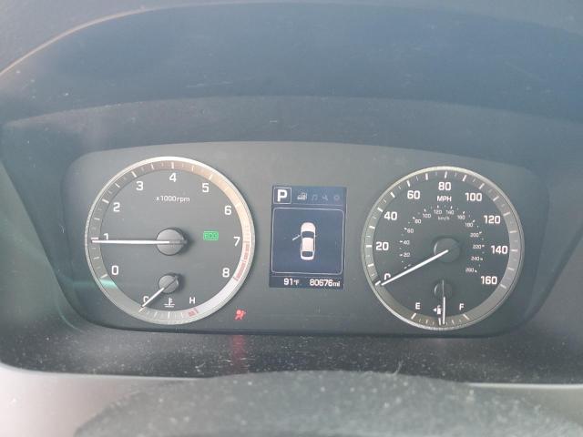 5NPE24AF2HH451360 - 2017 HYUNDAI SONATA SE RED photo 9