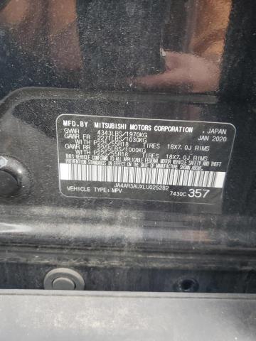 JA4AR3AUXLU025282 - 2020 MITSUBISHI OUTLANDER SPORT ES BLACK photo 13