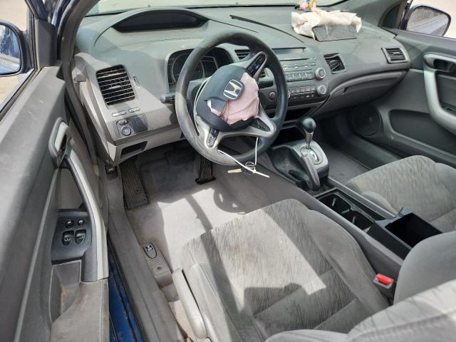 2HGFG12858H501232 - 2008 HONDA CIVIC EX BLUE photo 8