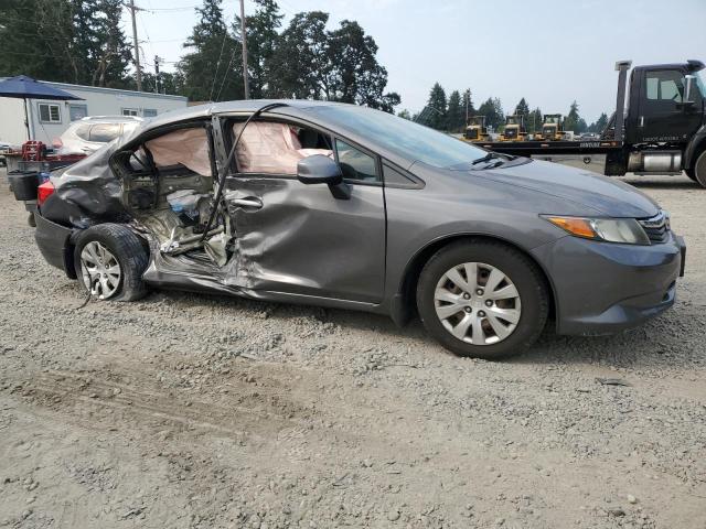 2HGFB2F59CH606692 - 2012 HONDA CIVIC LX GRAY photo 4