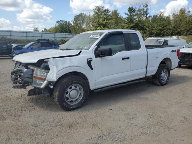 1FTEX1EB1MKD60924 - 2021 FORD F150 SUPER CAB WHITE photo 1