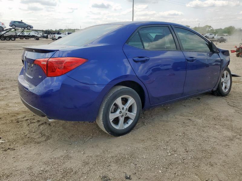 5YFBURHE2HP731208 - 2017 TOYOTA COROLLA L BLUE photo 3