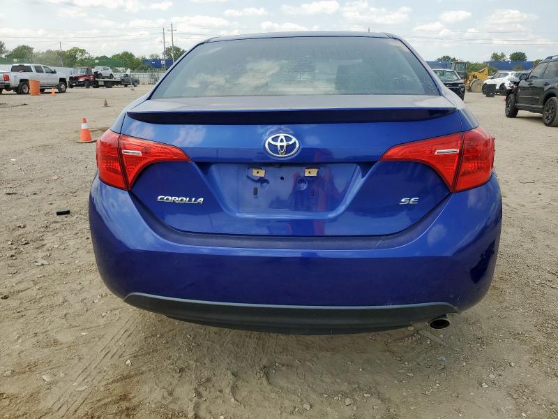 5YFBURHE2HP731208 - 2017 TOYOTA COROLLA L BLUE photo 6