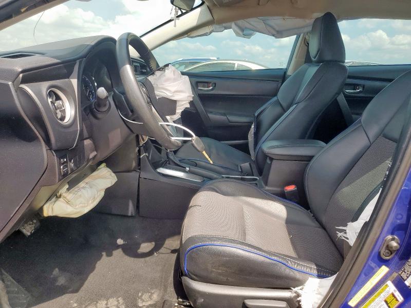 5YFBURHE2HP731208 - 2017 TOYOTA COROLLA L BLUE photo 7