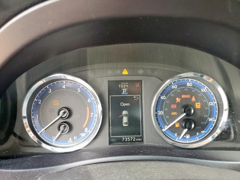 5YFBURHE2HP731208 - 2017 TOYOTA COROLLA L BLUE photo 9