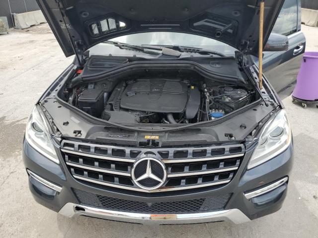 4JGDA5HB5FA503040 - 2015 MERCEDES-BENZ ML 350 4MATIC GRAY photo 12