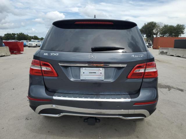 4JGDA5HB5FA503040 - 2015 MERCEDES-BENZ ML 350 4MATIC GRAY photo 6