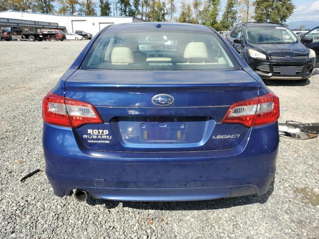 4S3BNBN67F3074073 - 2015 SUBARU LEGACY 2.5I LIMITED BLUE photo 6