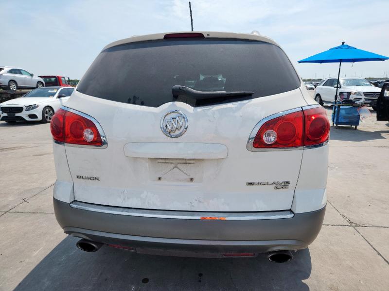 5GAER23D29J104438 - 2009 BUICK ENCLAVE CXL WHITE photo 6