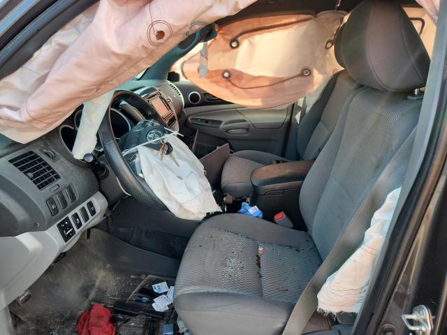 3TMLU4EN9FM196765 - 2015 TOYOTA TACOMA DOUBLE CAB GRAY photo 7