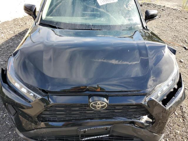 2T3G1RFV4MW198778 - 2021 TOYOTA RAV4 LE BLACK photo 12