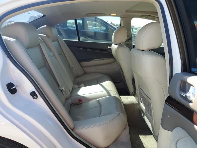 JN1CV6AP5AM201550 - 2010 INFINITI G37 BASE WHITE photo 10