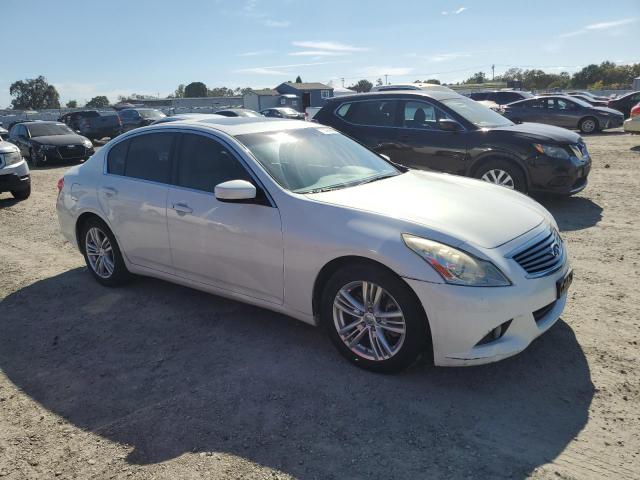 JN1CV6AP5AM201550 - 2010 INFINITI G37 BASE WHITE photo 4