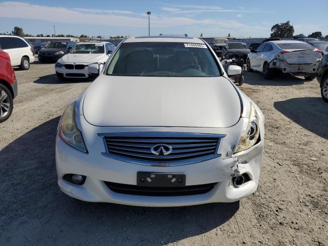 JN1CV6AP5AM201550 - 2010 INFINITI G37 BASE WHITE photo 5