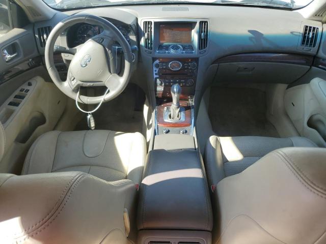 JN1CV6AP5AM201550 - 2010 INFINITI G37 BASE WHITE photo 8