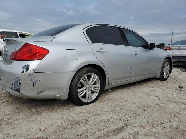 JN1DV6AP3CM810790 - 2012 INFINITI G25 BASE GRAY photo 3