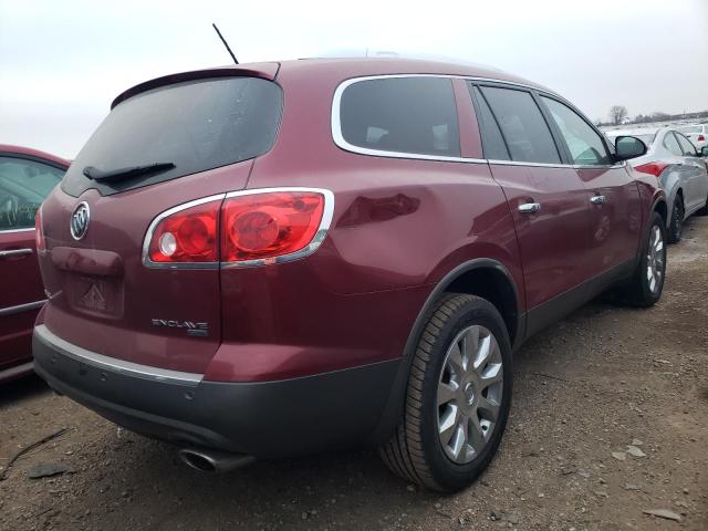 5GAKRCED2BJ230567 - 2011 BUICK ENCLAVE CXL RED photo 3