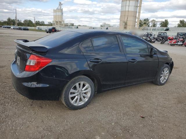 19XFB2F93CE071081 - 2012 HONDA CIVIC EXL შავი ფოტო 3