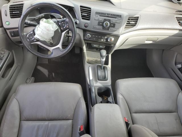 19XFB2F93CE071081 - 2012 HONDA CIVIC EXL შავი ფოტო 8