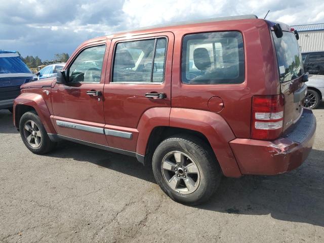 1J8GN28K28W193870 - 2008 JEEP LIBERTY SPORT MAROON photo 2