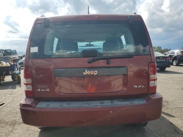 1J8GN28K28W193870 - 2008 JEEP LIBERTY SPORT MAROON photo 6