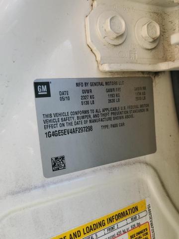 1G4GE5EV4AF297298 - 2010 BUICK LACROSSE CXS 白色 照片 13