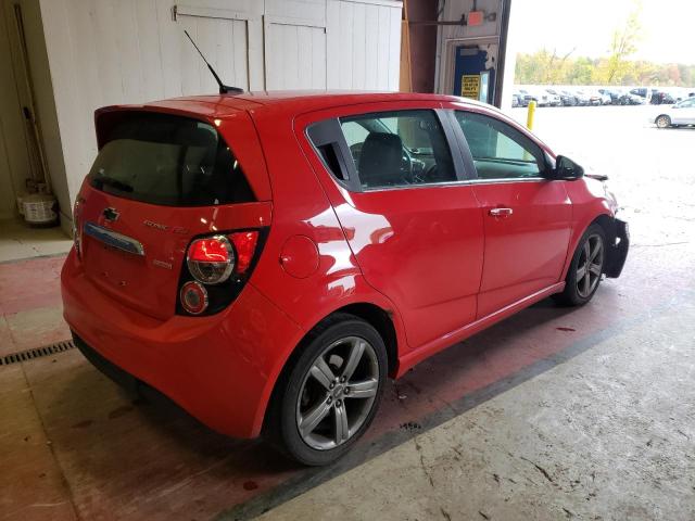 1G1JG6SB4E4134357 - 2014 CHEVROLET SONIC RS RED photo 3