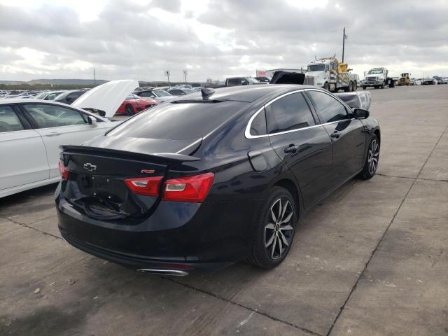 1G1ZG5ST4MF052606 - 2021 CHEVROLET MALIBU RS BLACK photo 3