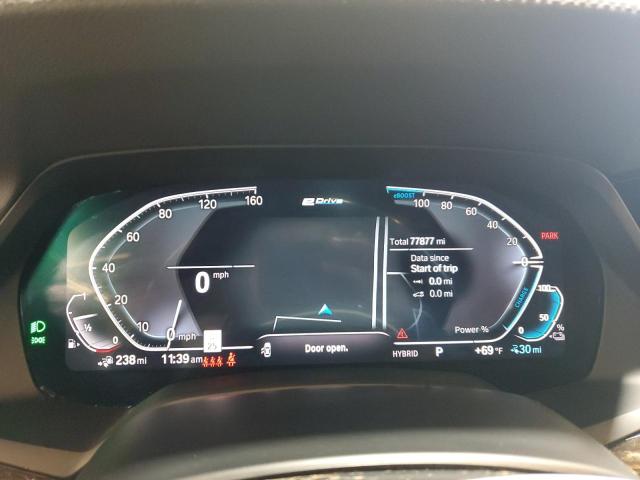 5UXTA6C03M9H96223 - 2021 BMW X5 XDRIVE45E WHITE photo 9