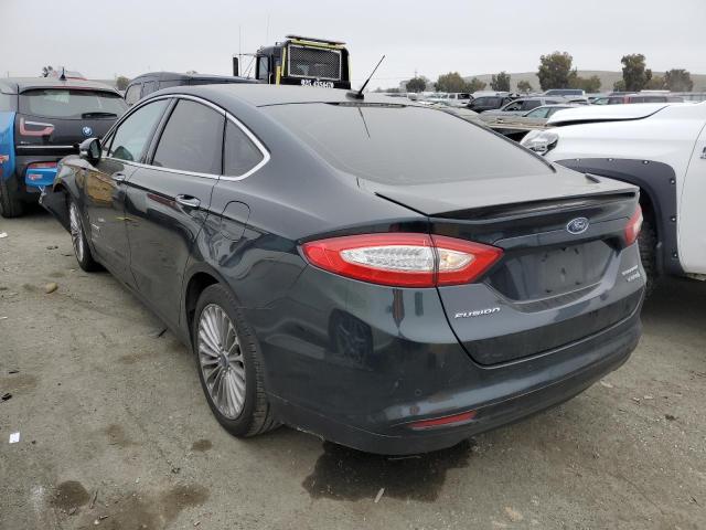 3FA6P0RU1ER242093 - 2014 FORD FUSION TITANIUM HEV BLACK photo 2