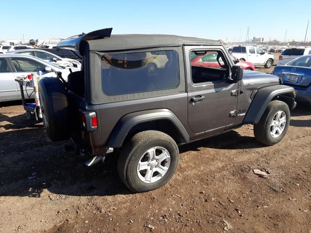 1C4GJXAG4MW782452 - 2021 JEEP WRANGLER SPORT GRAY photo 3