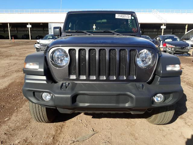 1C4GJXAG4MW782452 - 2021 JEEP WRANGLER SPORT GRAY photo 5