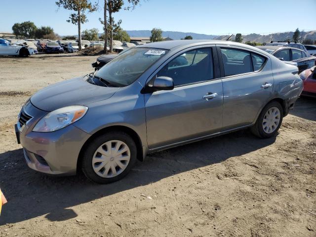 3N1CN7AP3DL843480 - 2013 NISSAN VERSA S GRAY photo 1