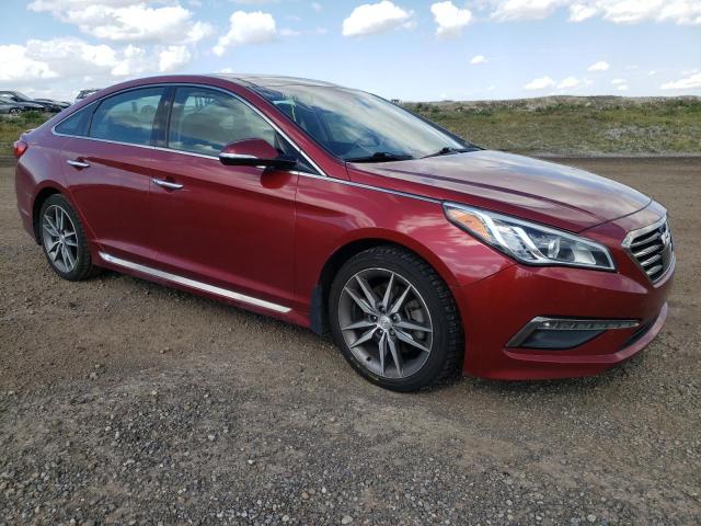 5NPE34AF8GH348231 - 2016 HYUNDAI SONATA SPORT RED photo 4