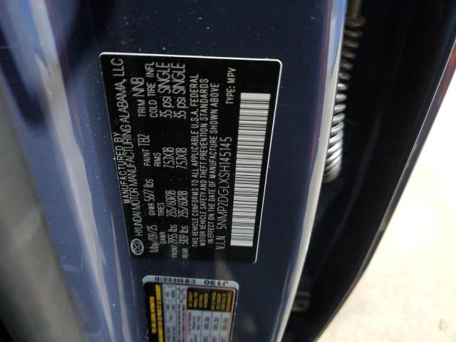 5NMP2DGLXSH145145 - 2025 HYUNDAI SANTA FE SEL Mavi foto 13