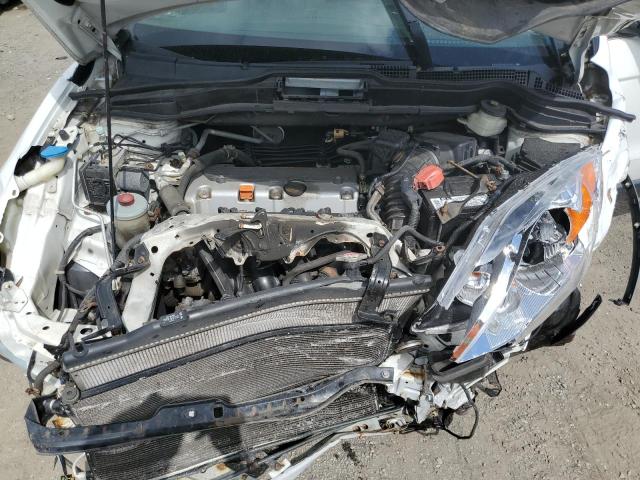 JHLRE4H59AC014496 - 2010 HONDA CR-V EX WHITE photo 12