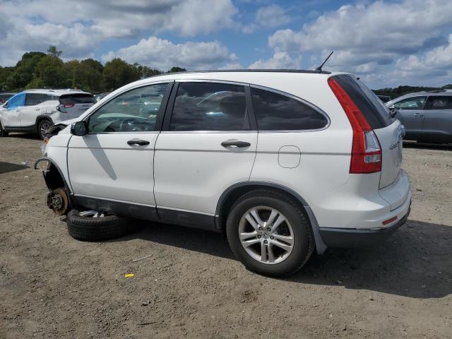 JHLRE4H59AC014496 - 2010 HONDA CR-V EX WHITE photo 2