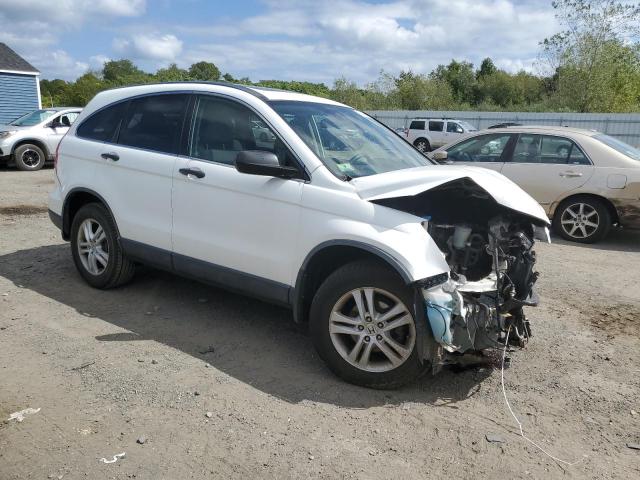JHLRE4H59AC014496 - 2010 HONDA CR-V EX WHITE photo 4