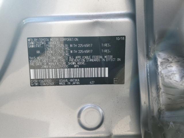 JTMBFREV2JJ259200 - 2018 TOYOTA RAV4 LE Silber Foto 14