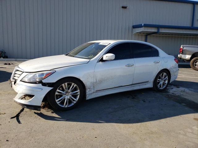 KMHGC4DFXCU166790 - 2012 HYUNDAI GENESIS 4.6L WHITE photo 1