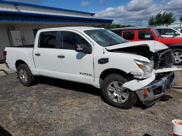 1N6AA1EJ4HN542058 - 2017 NISSAN TITAN S WHITE photo 4