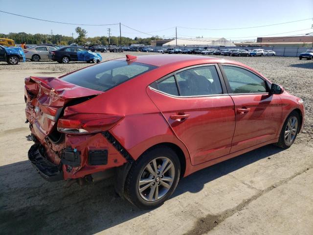 5NPD84LF6JH275541 - 2018 HYUNDAI ELANTRA SEL RED photo 3